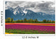 Tulips and Mountain Wall Mural