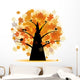 Maple Tree Autumn Leaf Fall Wall Decal