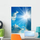 Clouds and Sun Wall Decal Design 2