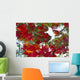 Leaves In Snow Wall Mural