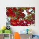 Leaves In Snow Wall Mural