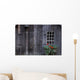 Wooden Building And Window Box Wall Mural