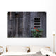 Wooden Building And Window Box Wall Mural
