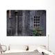 Wooden Building And Window Box Wall Mural