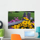 Pink And Yellow Flowers Wall Mural