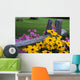 Pink And Yellow Flowers Wall Mural