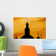 Crosses On Steeples Wall Mural