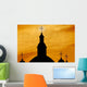 Crosses On Steeples Wall Mural
