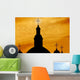 Crosses On Steeples Wall Mural