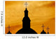 Crosses On Steeples Wall Mural