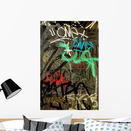 Graffiti On Wall Wall Mural