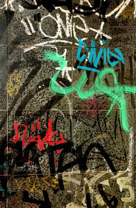 Graffiti On Wall Wall Mural