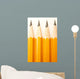 Row Of Newly Sharpened Pencils Wall Mural