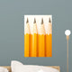 Row Of Newly Sharpened Pencils Wall Mural