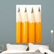 Row Of Newly Sharpened Pencils Wall Mural
