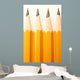 Row Of Newly Sharpened Pencils Wall Mural