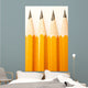 Row Of Newly Sharpened Pencils Wall Mural