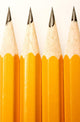 Row Of Newly Sharpened Pencils Wall Mural