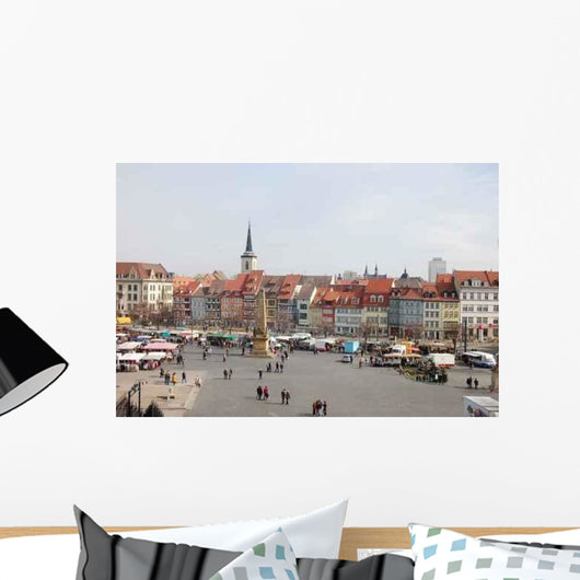 Erfurt Town Square Wall Mural