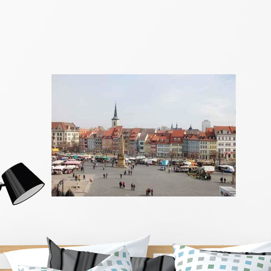 Erfurt Town Square Wall Mural
