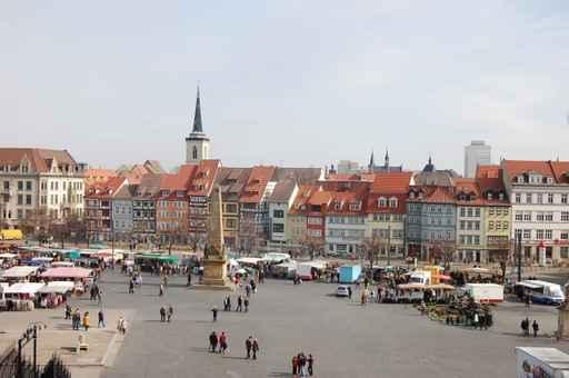 Erfurt Town Square Wall Mural