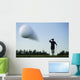 Golf Ball In Flight Wall Mural