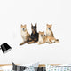 Doberman Pinscher And Friends Wall Mural