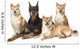 Doberman Pinscher And Friends Wall Mural