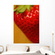 Close Up Of A Strawberry Wall Mural