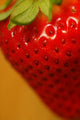 Close Up Of A Strawberry Wall Mural