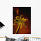 Tropical Palm Tree At Night Wall Mural