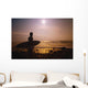 Surfer At The End Of The Day On The Beach Wall Mural