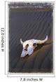 Skull In Desert Wall Mural