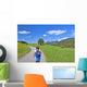 Hiking through Black Forrest Wall Decal