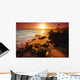 Rocky Shoreline, Hawaii, Usa Wall Mural