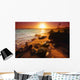 Rocky Shoreline, Hawaii, Usa Wall Mural