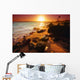 Rocky Shoreline, Hawaii, Usa Wall Mural