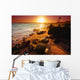 Rocky Shoreline, Hawaii, Usa Wall Mural