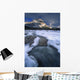 Freezing Mountainous River, Banff, Alberta, Canada Wall Mural