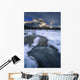Freezing Mountainous River, Banff, Alberta, Canada Wall Mural