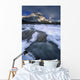 Freezing Mountainous River, Banff, Alberta, Canada Wall Mural