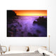Sunset Over Water, Hawaii, Usa Wall Mural