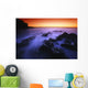 Sunset Over Water, Hawaii, Usa Wall Mural
