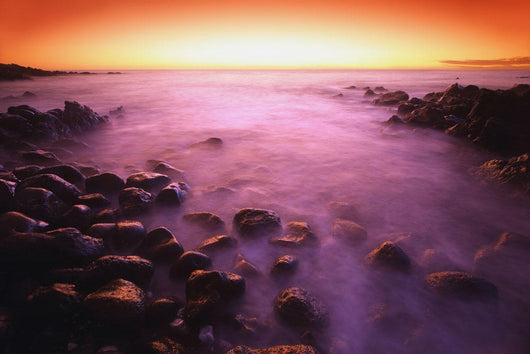 Sunset Over Water, Hawaii, Usa Wall Mural