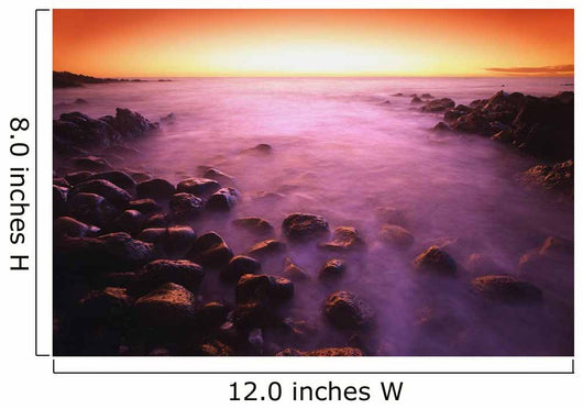 Sunset Over Water, Hawaii, Usa Wall Mural