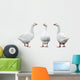 Three Geese Wall Decal Sticker Set