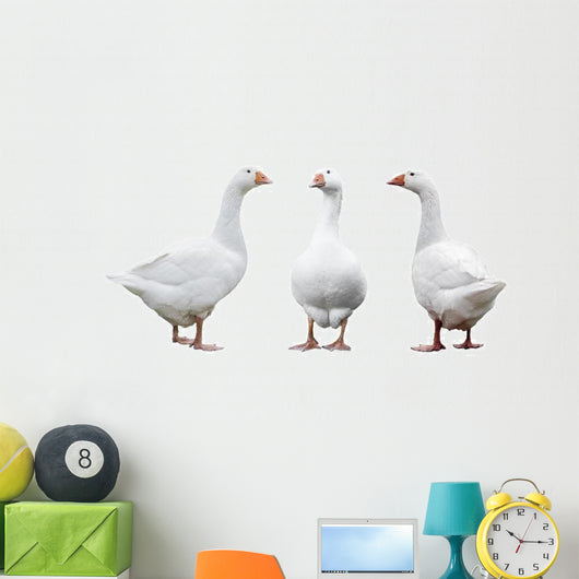 Three Geese Wall Decal Sticker Set