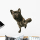 Dog With Paw Raised Wall Decal