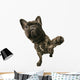 Dog With Paw Raised Wall Decal