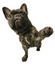 Dog With Paw Raised Wall Decal